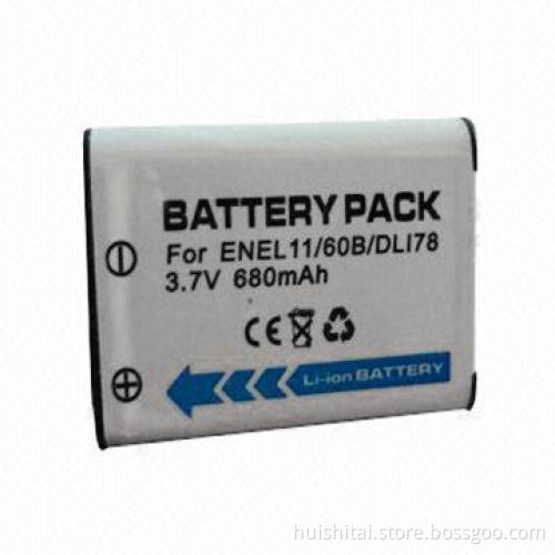 Digital Camera Battery for Olympus Li-60B, with 680mAh Capacity